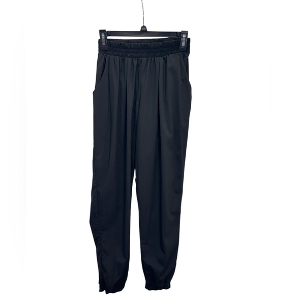 Bobeau . Black Track Pants with Elastic Waistband - Picture 4 of 8